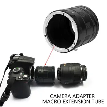 Kamera Adaptér Makro Extension Tube Kroužek Pro Nikon D7500 D7200 D7100 D7000 D5600 D5500 D5300 D5200 D5100 D5000 D3400 D3300 D3200