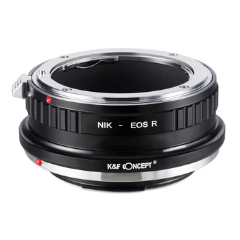 K&F Pojetí Objektiv Mount Adaptér pro NIK DSLR Objektiv na Canon EOS R Tělo Fotoaparátu