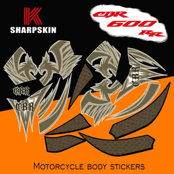 Kapotáž ochranu nálepka motocykl dekorace reflexní obtisk upravený vzhled filmu pro HONDA CBR600RR F5 2007-2012