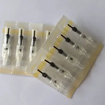 Kartuše Aiguilles Maquillage Trvalé 100KS 1RL 0,25 mm Jednorázové Sterilizované Jehly Tipy na rtu Obočí Microblading