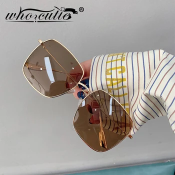 KDO CUTIE 2019 Čtverečních Polarizované sluneční Brýle, Ženy Značky Design Vintage Retro Barevný Odstín RŮŽOVÉ Sluneční Brýle Ženské Oculos S049