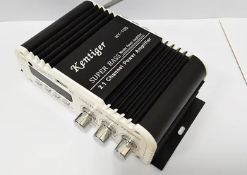 Kentiger HY-108 2.1 Kanálový Výstup Subwooferu TF\USB\FM Audio výkonový Stereo Zesilovač Amplificador Super Bass Speaker d / a Převodník