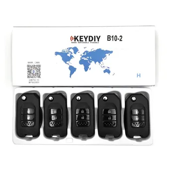KEYDIY 5KS KD B10-2 2 Tlačítko B series Universial Dálkový ovladač Pro KD900/KD-X2/URG200/KD MINI/KD200 B Series Remote s pin