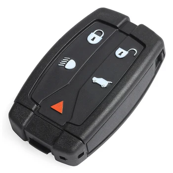 Keyecu Smart Remote Key Fob 5 Tlačítek 315MHz/433MHz s ID46 Čip pro Land Rover freelander 2 LR2 FCC ID: NT8TX9 s Malým Klíčem