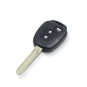 KEYYOU 10ks Dálkové Klíč Shell Fob TOY43 kotouč Pro Toyota CAMRY 2012 2013 Corolla 2/3/4 Tlačítka Auto Klíč Případě