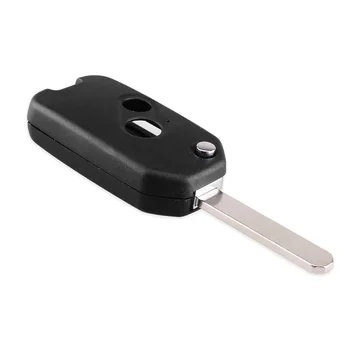 KEYYOU 10x 2 Tlačítka Upravené Flip Skládací Vzdálené Klíče od Auta Shell Případě Fob Pro Accord, CRV Pro Honda Odyssey
