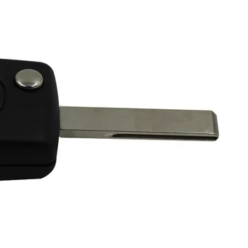 KEYYOU 20X Dálkového Vstupu klíčenky Shell Flip Skládací Případě 4 Tlačítka Fob Pro Peugeot 1007 CE0523