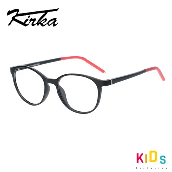 Kirka Tr90 Pružné Dětské Brýle Rámy Děti Optické Rámy Černé Kluci Brýle Na Kolo Děti Brýlí Pro 6-10 Let