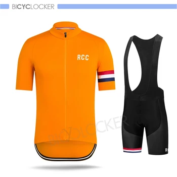 Klasické Rcc Cyklistické Oblečení Muži Jersey Set Krátký Krátké Rukávy Pro Tým Roku 2020 Letní Silniční Kolo Jednotných Ropa Ciclismo Školení