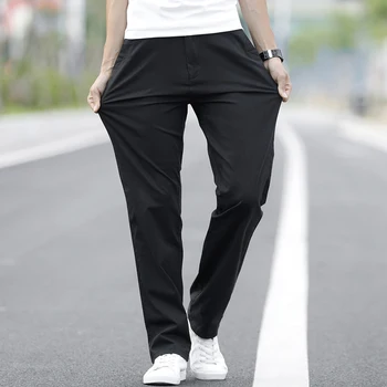 Klasický Styl Pánské Slim Džíny Obchodní Módní Strečové Džínové Kalhoty Značky man Kalhoty Dlouhe ležérní kalhoty Velké velikosti 44
