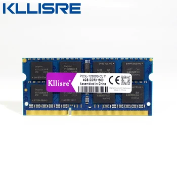 Kllisre ddr3l sodimm 4GB 8GB 1333MHz nebo 1600MHz 1.35 V PC3L notebook ram paměti
