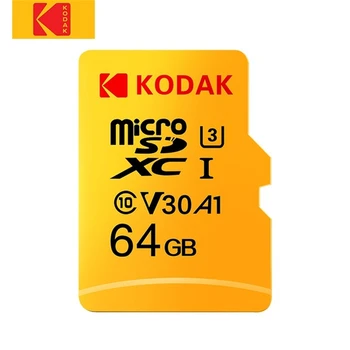 KODAK U3 A1 Micro SD TF Flash Card vysokorychlostní 64GB/128GB Micro SD Paměťové Karty pro Video a Mobilní Skladování