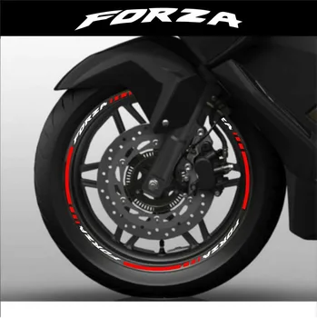 Kola samolepky, osobní pruhy reflexní motocykl samolepky vodotěsné ochranu proti slunečnímu záření kolo nálepka pro Honda FORZA