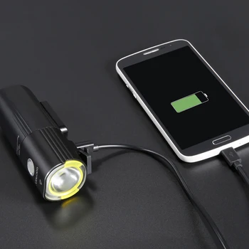 Kolo Světlometů Vodotěsné 1000 Lumenů USB Nabíjení Vnitřní Baterie LED Přední Ocas Lampy, Cyklistické Osvětlení, Vizuální Varovný Lucerna
