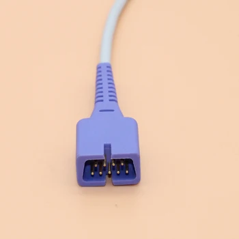 Kompatibilní s Nellcor DS100A s Oximax Tech senzor Spo2 kabel pro dospělé/děti/dítě/Novorozence/veterinární,DB9 kabel Sondy.