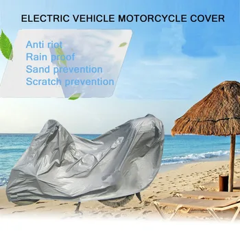Kompletní Ochrannou Motocykl Zahrnuje Anti UV Vodotěsné Prachotěsný Déšť Pokrývající Motorka Prodyšná Kapuce Venkovní Stan Odstín Plachty