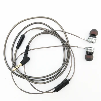 KOOYUTA hi-fi V Ear Sluchátka Kovové Stereo Bass Sluchátka fone de ouvido s Mikrofonem pro iPhone, Xiaomi MP3 Šumu