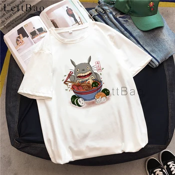 Korean Roztomilý Kreslený Nudle Kočka Ležérní Ulzzang Tee Topy Punk Oblečení Harajuku Ročník Dropshipping White Print T Shirt Feminina