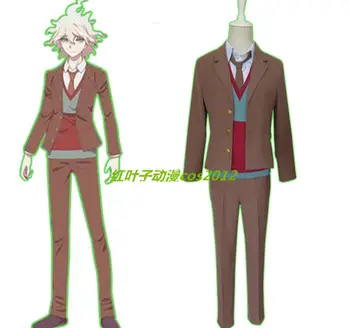 Kostým Anime Danganronpa 3 -Konci Cosplay Nagito Komaeda, Protože Unisex Školní Uniformy Cosplay Kostým