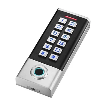 Kovové Otisků prstů IP68 Vodotěsné RFID Standalone Access Control Card Reader Zámek Dveří Otvírák Systém Klávesnice