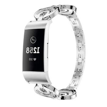 Kovový pásek na hodinky Pro fitbit charge 3 náramek Smart watch příslušenství Náhradní Pro fitbit charge 3 poutko dropshipping