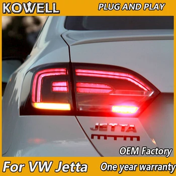 KOWELL Car Styling pro VW Jetta MK6 2012 zadní Světla Severní Ameriky Design Jetta LED zadní Světla, Zadní Svítilna DRL+Brzdy+Park+Signál