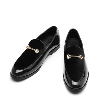 Kožené obchodní zapatos de hombre vestir formální šaty klasické Boty pro muže, Mužské Jednu Nohu Nastavit Volný čas módní italské střevíce