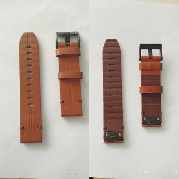 Kožený pásek na hodinky Řemínek pro Garmin Fenix 5 5Plus 6 6Pro S60 instinkt Náramek Kapela 22mm rychloupínací Easy Fit Náramek Correa