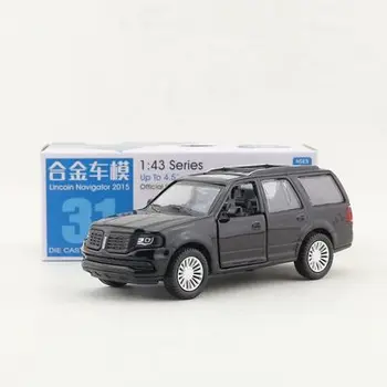 Krabice, dárek, model,Vysoká simulace 1:43 slitiny vytáhnout zpět Lincoln Navigator SUV,Originální balení,prodává hračky,doprava zdarma