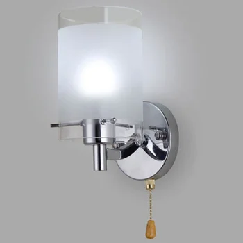 Kreativní domácí E27 LED Nástěnné Světlo Moderní Skleněné Dekorativní Osvětlení Svícnu Svítidlo Lampa WF926