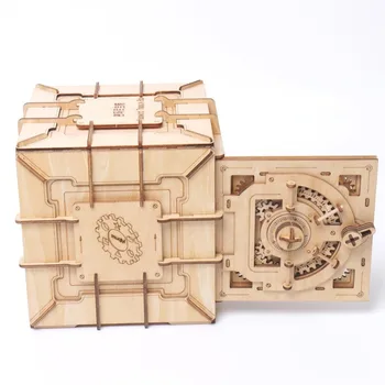 Kreativní Dárek Heslo Box DIY Dřevěná Mechanická Převodovka Model Shromáždění Puzzle Hračka Překvapení Dárek Sběratelskou Hračka
