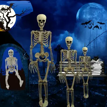 Kreativní Halloween Dekorace Prop Světelný Závěsné Ozdoby Venkovní Strany, Učení, Kostra, Model, Dárek Pro Děti, Děti