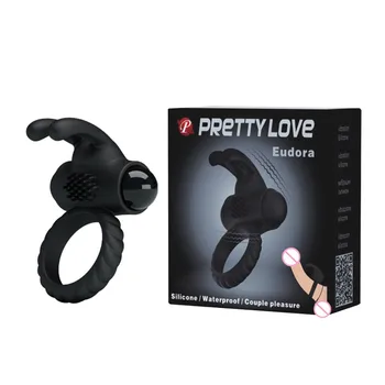 Krásné nové Love Vibrating cock ring Sex Hračky Pro Pár Potěšení Anillo Vibrador Cockring, Králičí Penis, kroužek,, vibrátor Dropship.