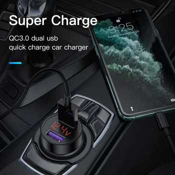 KUULAA Quick Charge 3.0 USB Auto Nabíječka Pro iPhone Xiaomi Samsung Huawei SCP QC3.0 QC Rychlé Nabíjení Auto Nabíječka Mobilních Telefonů