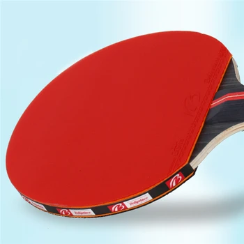 Kvalitní 2ks/mnoho Pálka na Stolní Tenis Raketa Double Face Pupínky V Dlouhé Krátká Rukojeť Ping Pong Raketa Set S Vak 3 Míčky