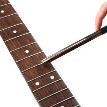 Kytara Fret Soubor Vrcholný Soubor Starosti Oblékání Souboru s 3 Velikost Hrany + Úzký Dual Edge Souboru pro Kytaru Lešticí Nástroje, Kytara