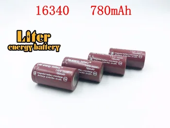 L energie baterie 2ks RCR 123 16340 3.7 V 780mAh Li-ion Dobíjecí Baterie Lithiové Baterie s Maloobchodní Balení