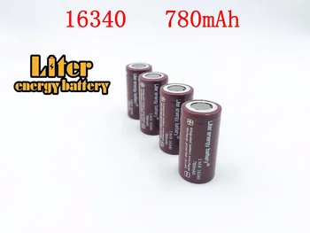L energie baterie 2ks RCR 123 16340 3.7 V 780mAh Li-ion Dobíjecí Baterie Lithiové Baterie s Maloobchodní Balení