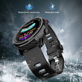 L3 Smart Watch Muži Ženy Sportovní Vodotěsné hodiny Sledování Srdeční Frekvence Předpověď Počasí Smartwatch pro IOS, Android 2019 Nové