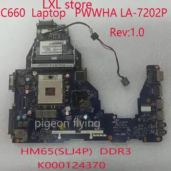 LA-7202P Pro Toshiba C660 základní Deska základní Deska PWWHA LA-7202P K000124370 Toshiba C660 Notebook HM65(SLJ4P) DDR3 Test OK