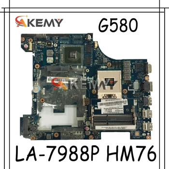 LA-7988P G580 základní deska Pro Lenovo G580 LA-7988P REV:1.0 notebooku základní deska HM76 Test základní deska