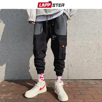 LAPPSTER Hip Hop Běžce Kalhoty Pánské 2020 Pánské Japonské Streetwear Harem Kalhoty Mužské Ležérní Sweaptpants Módní Kalhoty