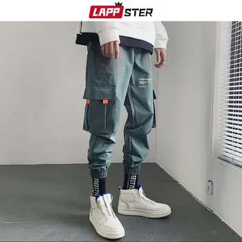 LAPPSTER Hip Hop Běžce Kalhoty Pánské 2020 Pánské Japonské Streetwear Harem Kalhoty Mužské Ležérní Sweaptpants Módní Kalhoty