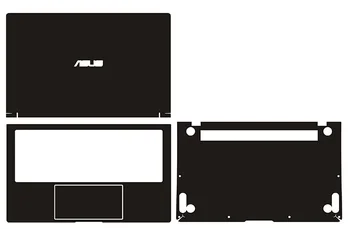 Laptop z Uhlíkových Vláken Vinyl Skin Samolepka Obal Pro ASUS ZenBook 14 UX434FAC UX434FLC UX434F