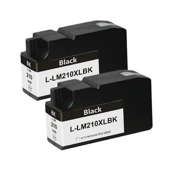 LCL 210XL 210 XL (2-Pack Black) Inkoustová Kompatibilní Cartridge pro Lexmark OfficeEdge Pro4000c 4000 5500 5500t