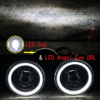 LED Mlhové Světlo Cut-Line Objektiv pro Renault Trafic 3 III X82 2016 2017 2018 2019 2020 Angel Eye DRL Světla pro Denní svícení