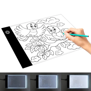 LED Rýsovacím prkně Děti Hračky Grafický Tablet Pro Kreslení Rýsovacím prkně Vzdělávací Malba, Vzdělávací Hračky Pro Děti do 10 Let