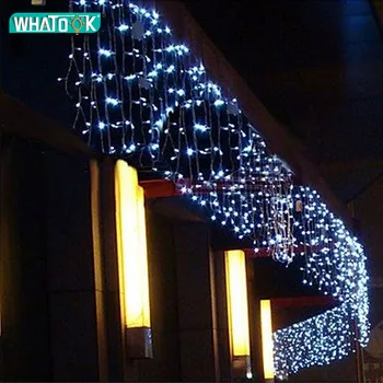 LED Vánoční Osvětlení Venkovní Led Závěs, 220V String Světla Svátek, Strana, Výzdoba Domů, Okno, Zeď, Pás Noční Osvětlení Vnitřní