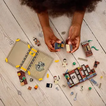 LEGO Harry Potter Bradavicích Bylinkářství Chvíli Třídy 76384 Sběratelské Knihy, Hračky, Cestovní Pouzdro Přenosné Playset Buildable Hry Hračky