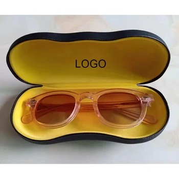 Lemtosh Johnny Depp Brýle, Ženy, Růžové Polarizační Sluneční brýle Nejvyšší kvality Acetát Brýle rám Značky Návrhář box Z088